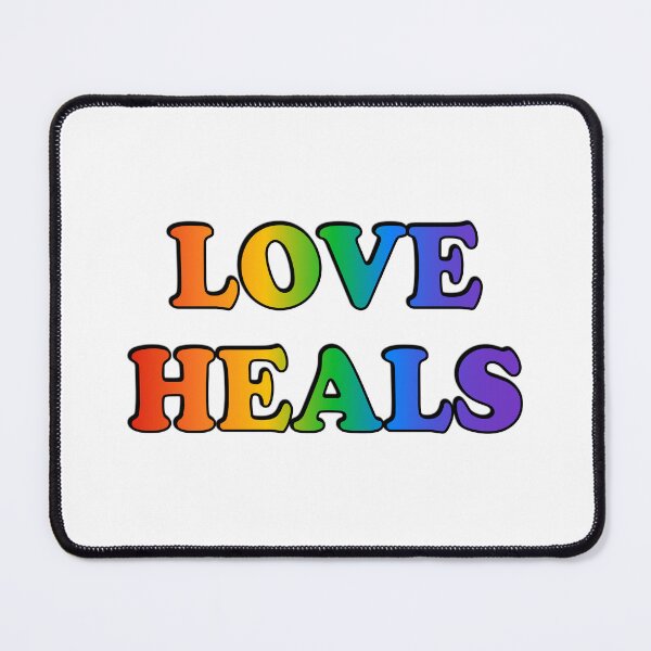Item preview, Love Heals - LGBTQ Rainbow designed and sold by Inspirationmotivation.