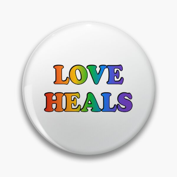 Item preview, Love Heals - LGBTQ Rainbow designed and sold by Inspirationmotivation.