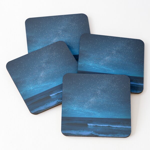 Item preview, Amazing starry sky over sea at night designed and sold by skalihm.