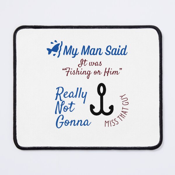 Item preview, Fishing or Him, Fish On! Fish like a girl, stickers and stuff designed and sold by Smallfish1274.