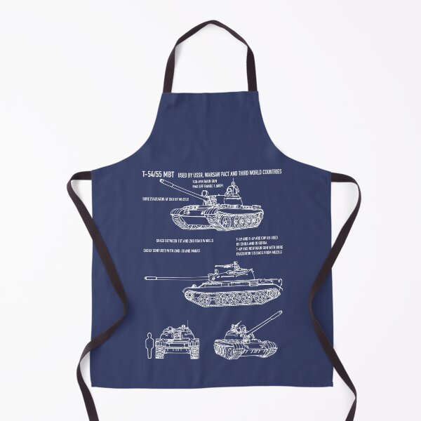 Item preview, T-54 T-55 Russian Army Tank Recognition Blueprint Diagram designed and sold by MilitaryMart.