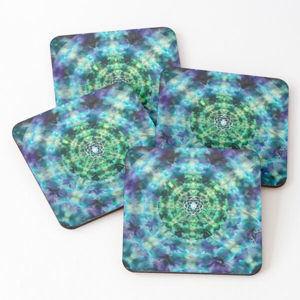 Item preview, Tie Dye Kaleidoscope Mandala Purples greens and blue designed and sold by AuroraXGreen.
