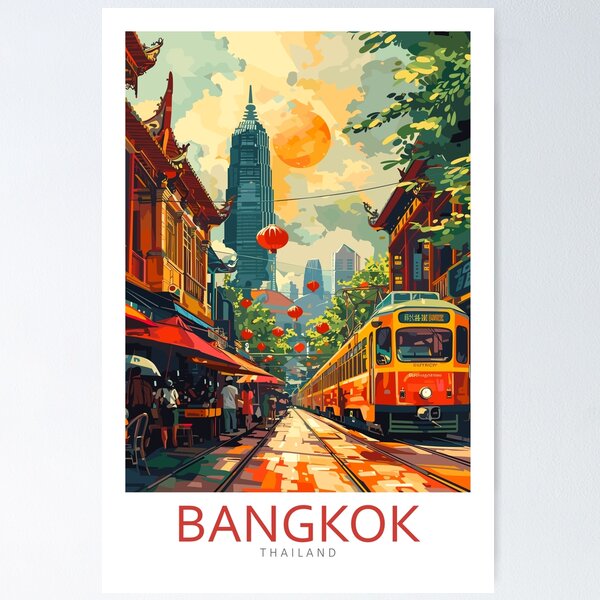 Item preview, Minimalistic Bangkok - Thailand designed and sold by Marciolini.