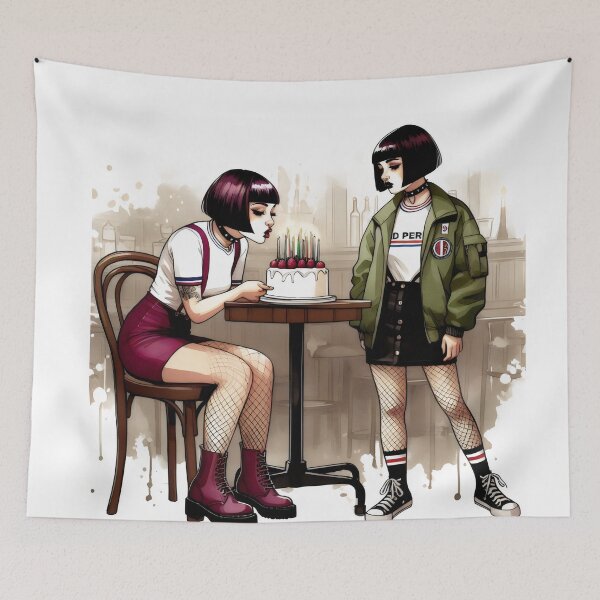 Item preview, Happy Birthday Mod Ska Girl  designed and sold by fatbanana.