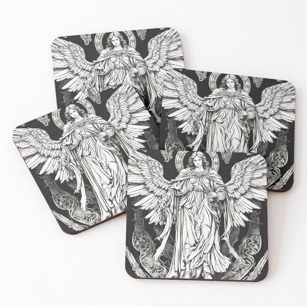 Item preview, Black&White archangel designed and sold by Klaudia Kisiel.