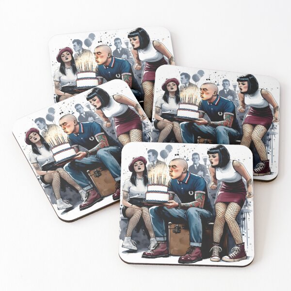 Item preview, Happy Birthday skinhead mod ska  designed and sold by fatbanana.