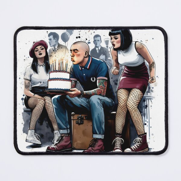 Item preview, Happy Birthday skinhead mod ska  designed and sold by fatbanana.