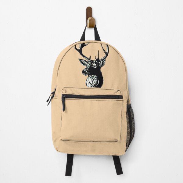 Item preview, A deer in black and white designed and sold by PixelCraftDSG.