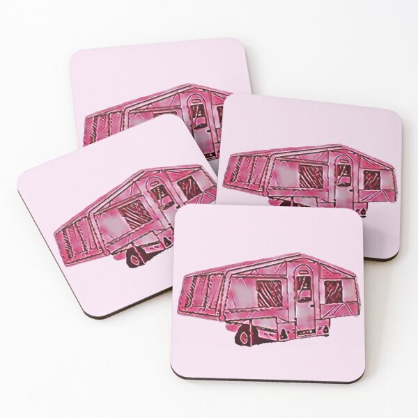 Item preview, A Little Pink Trailer Tent designed and sold by BeccaAelishe.