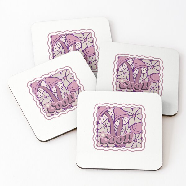 Item preview, Retro Pattern Geometric 80s Trendy Flower Mushroom T-shirt Sticker designed and sold by ThinkNature!.