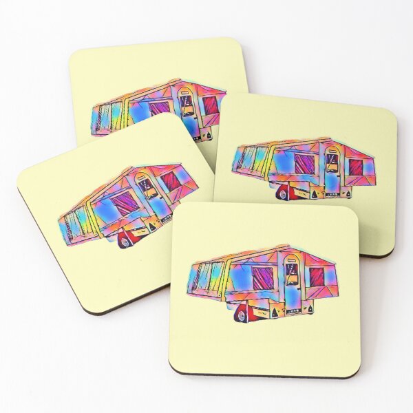 Item preview, Rainbow inspired Trailer Tent designed and sold by BeccaAelishe.