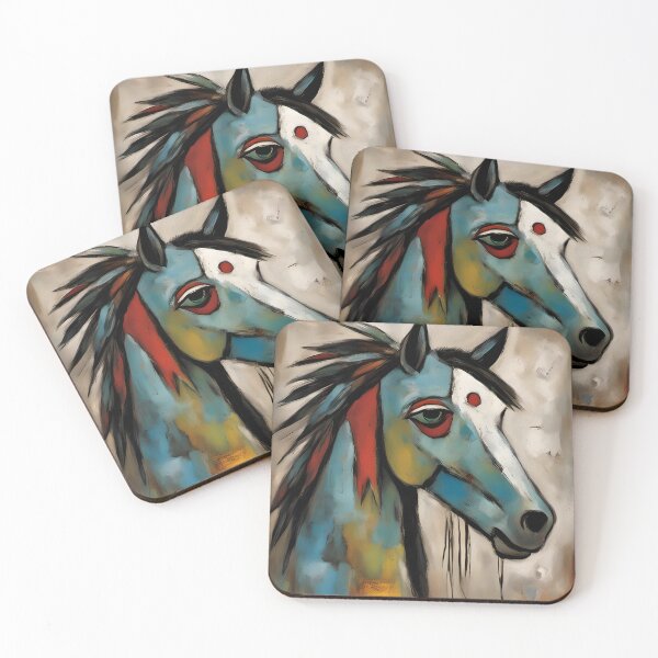Item preview, Surreal portrait of a horse  designed and sold by Ilikeiwantilove.