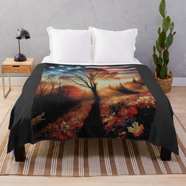Item preview, Autumn Forest: Fall Colors & Patriotic Mist designed and sold by ValorVerse.