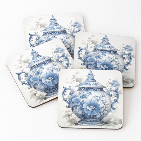 Item preview, Chinoiserie Pot Watercolor designed and sold by David Westra.