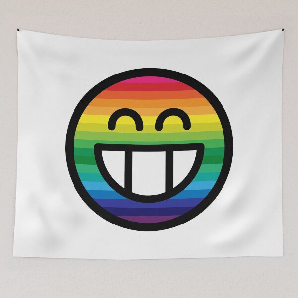 Item preview, Smiley Emoji Rainbow Smile designed and sold by VEB Ostladen.