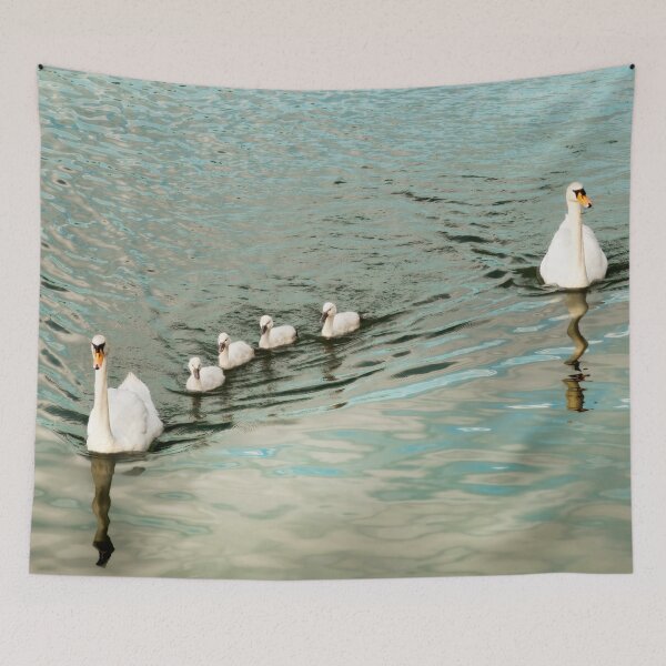 Item preview, Swans On the Rhone River designed and sold by Kay Brewer.