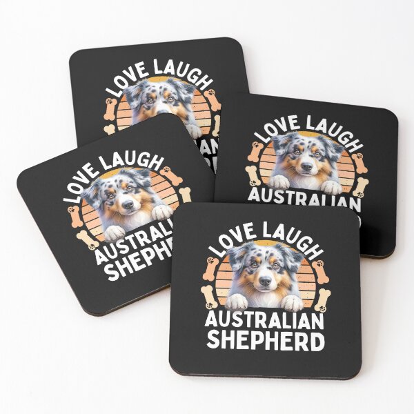 Item preview, Love Laugh Australian Shepherd designed and sold by TheAnimalZ00.