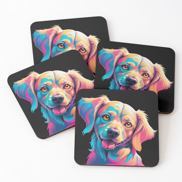 Item preview, La hermosa mirada del perro en colores designed and sold by PixelCraftDSG.