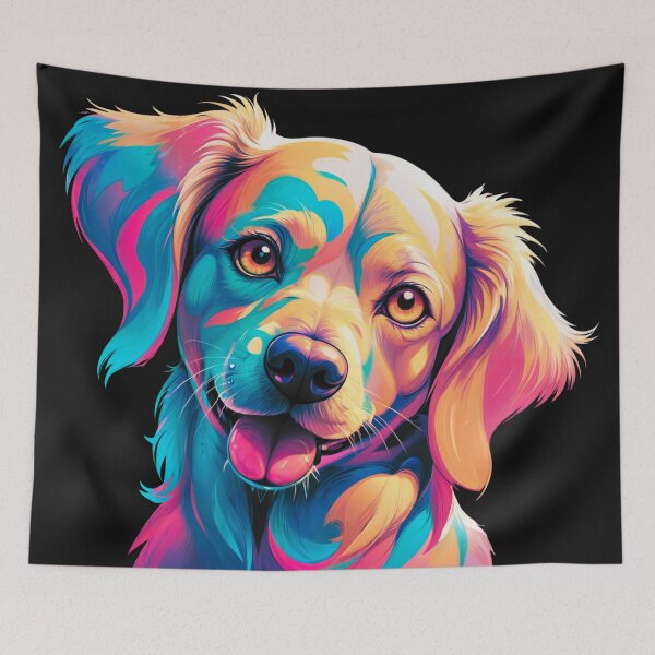 Item preview, The beautiful look of the dog in colors designed and sold by PixelCraftDSG.