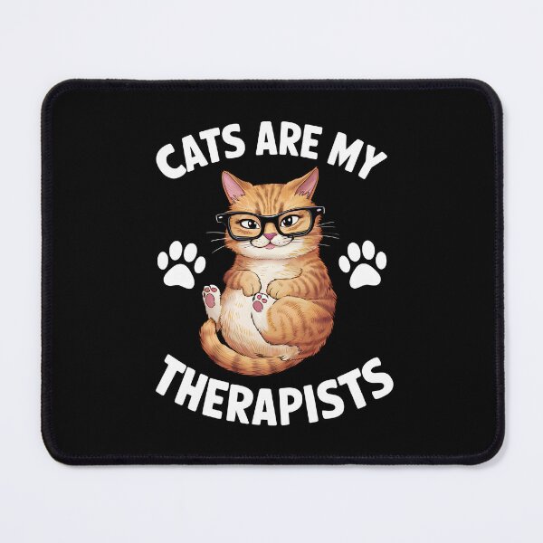 Item preview, Cats Are My Therapists designed and sold by VerdePlantTees.