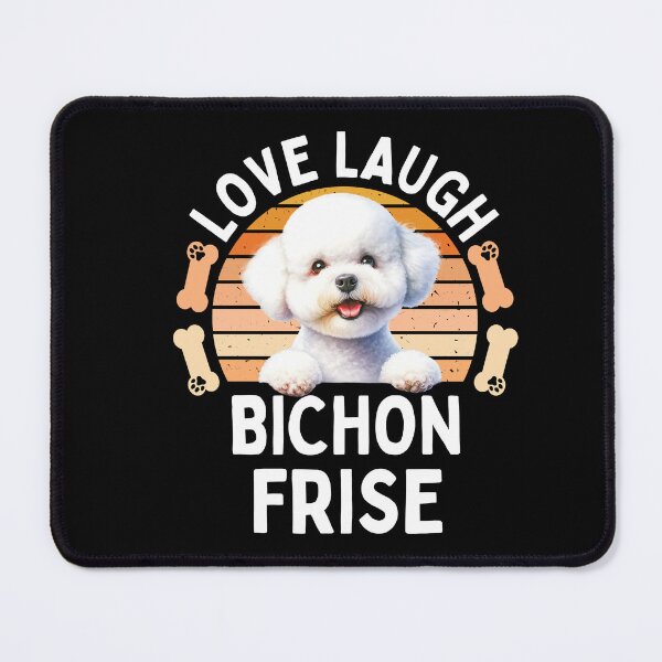 Item preview, Love Laugh Bichon Frise designed and sold by TheAnimalZ00.