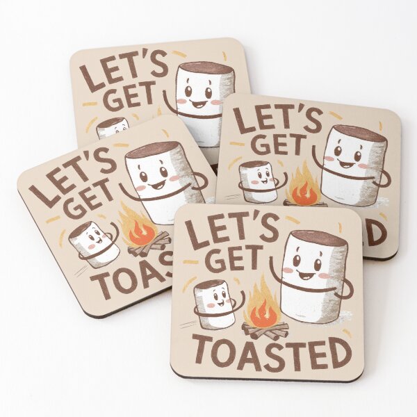 Item preview, Fun Retro Camping, Let's Get Toasted  designed and sold by DevlynnDesigns.
