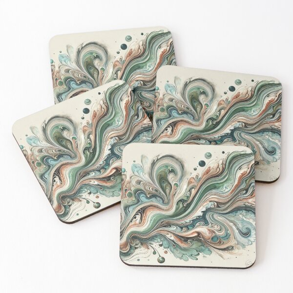 Item preview, Nature-Inspired Fluid Art  designed and sold by CaliCreatives.