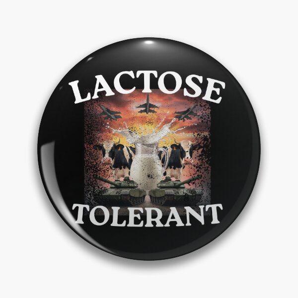 Aperçu de l'œuvre Drôle de tolérance au lactose créée et vendue par VerdePlantTees.