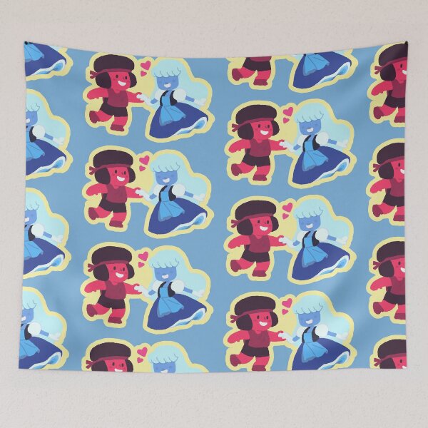 Item preview, ruby & sappphire • something entirely new designed and sold by rniq.