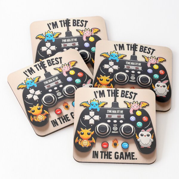 Item preview, I'm the Best in the Game - Cute Gamer Controller Art designed and sold by aminz4.
