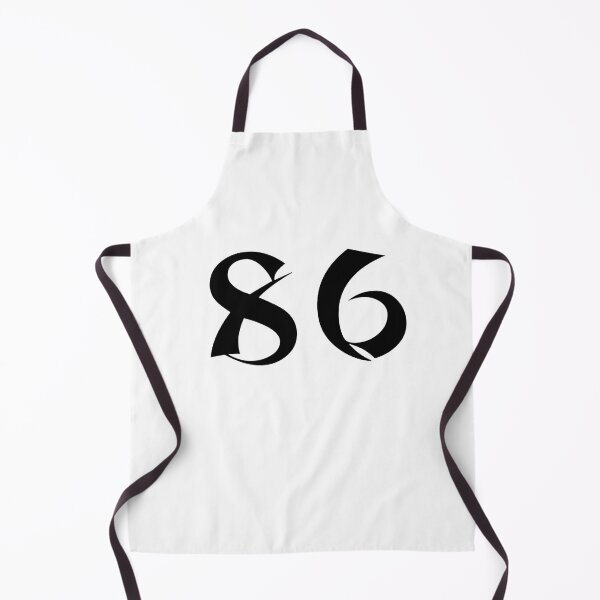Item preview, 86, eighty-six, black, shangai designed and sold by Numbers-Art.