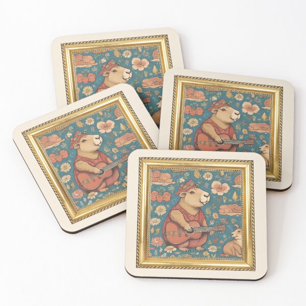 Item preview, Sweet Capy, Capybara, Flower Cappy, Music designed and sold by GOLDENGARDENART.