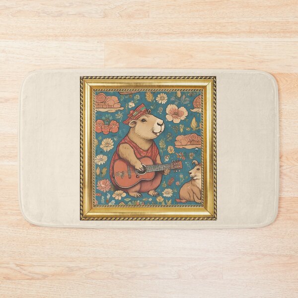Item preview, Sweet Capy, Capybara, Flower Cappy, Music designed and sold by GOLDENGARDENART.