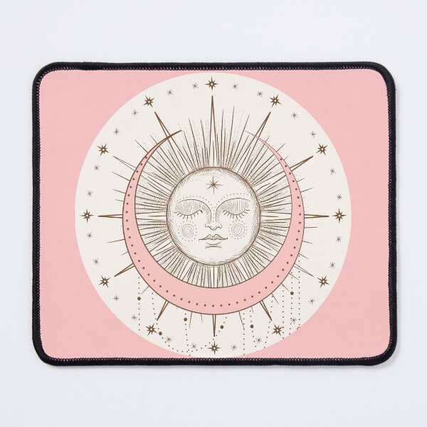 Item preview, Mystical sun and moon design in pastel colors. designed and sold by DesignsArtColor.
