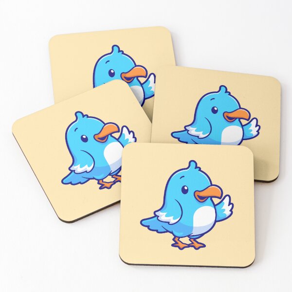 Item preview, "Cute Bird Waving Hand: Cartoon Vector Icon Illustration" designed and sold by hjian8219.