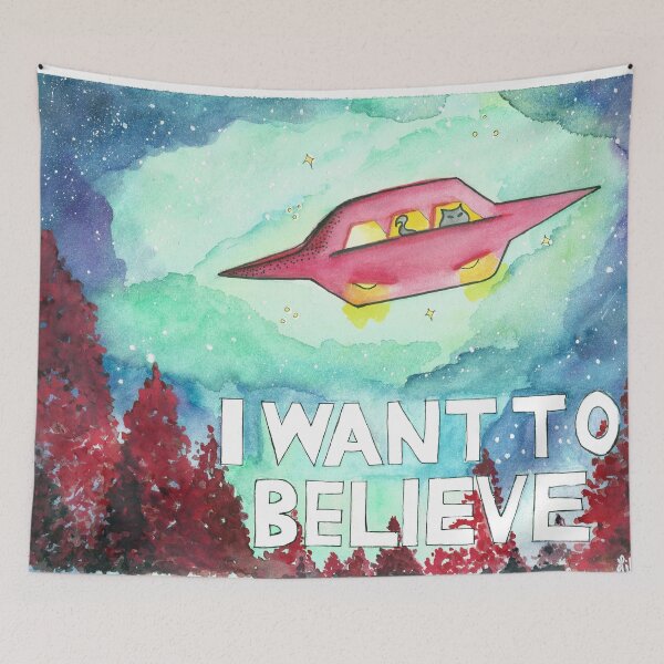 Item preview, I WANT TO BELIEVE designed and sold by elenashadle.