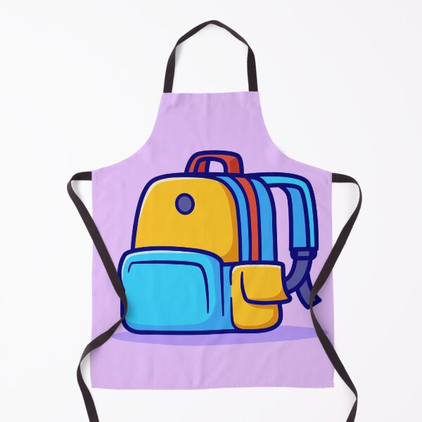 Item preview, "Cute School Backpack: Cartoon Vector Icon Illustration" designed and sold by hjian8219.
