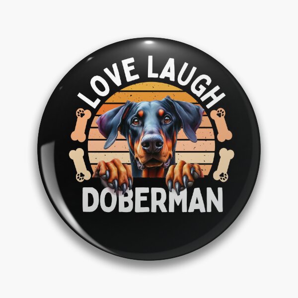 Item preview, Love Laugh Doberman designed and sold by TheAnimalZ00.