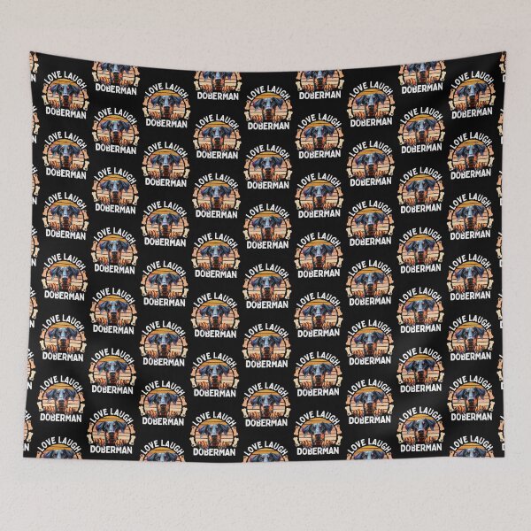 Item preview, Love Laugh Doberman designed and sold by TheAnimalZ00.