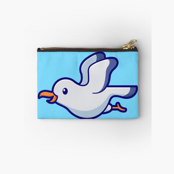 Item preview, "Cute Flying Gull: Cartoon Vector Icon Illustration" designed and sold by hjian8219.