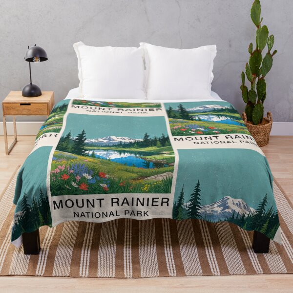 Item preview, Mount Rainier National Park vintage designed and sold by TeeARTHY.
