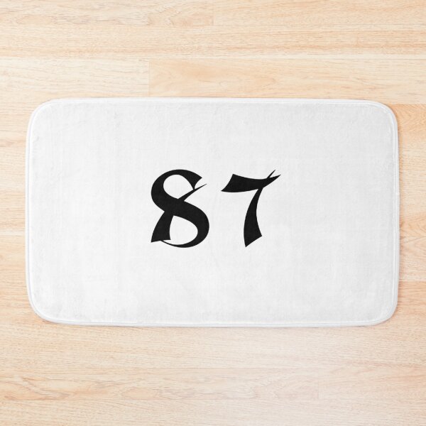 Item preview, 87, eighty-seven, black, shangai designed and sold by Numbers-Art.