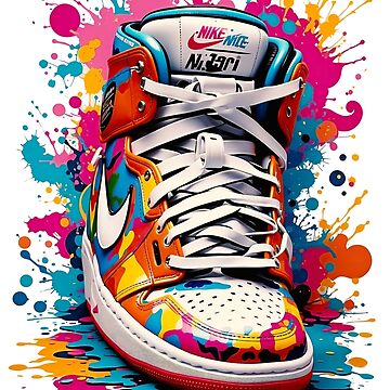Artwork thumbnail, graffiti of Jordan sneaker by Anno Meister