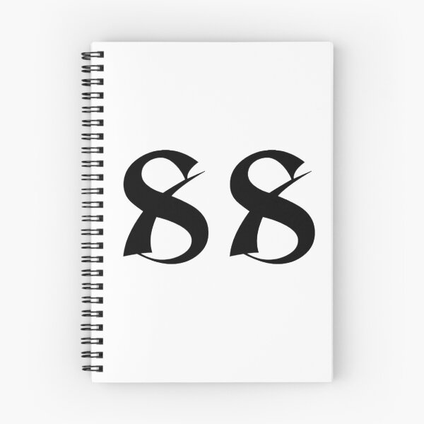 Item preview, 88, eighty-eight, black, shangai designed and sold by Numbers-Art.