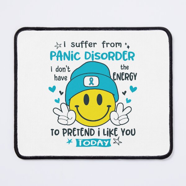 Item preview, I suffer from Panic Disorder i do not have the ENERGY to pretend i like you TODAY designed and sold by KatMercerr.