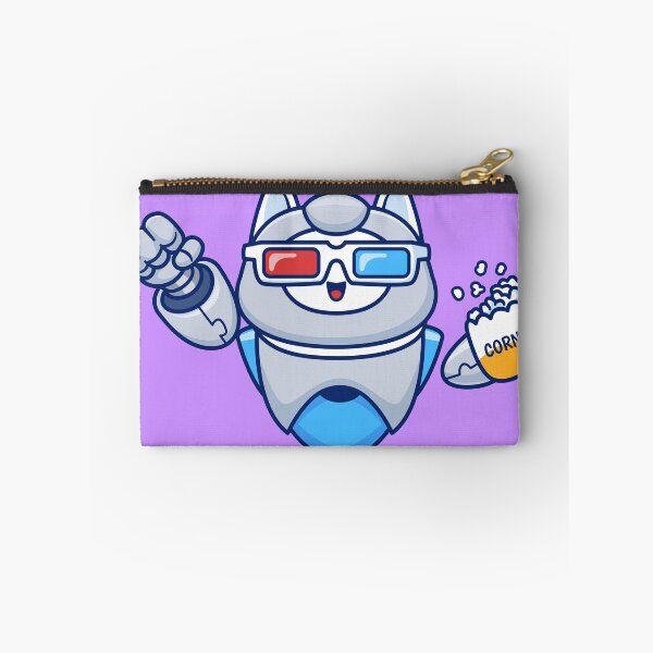 Item preview, Cute Cat Robot Watching Movie: Cartoon Vector Illustration" designed and sold by hjian8219.