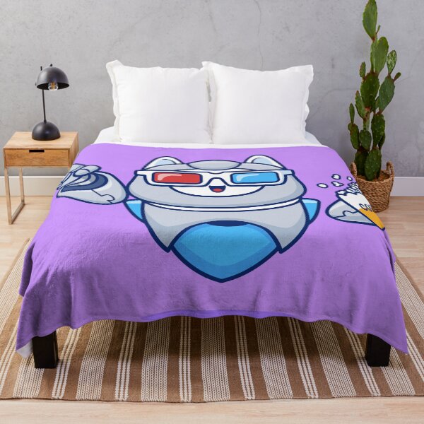 Item preview, Cute Cat Robot Watching Movie: Cartoon Vector Illustration" designed and sold by hjian8219.