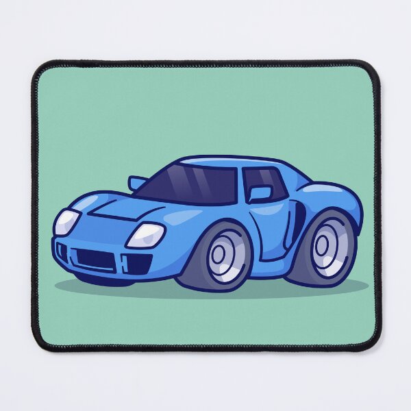 Item preview, "Sport Car Cartoon Vector Icon: Flat Illustration of a Speedy Transportation Object" designed and sold by hjian8219.