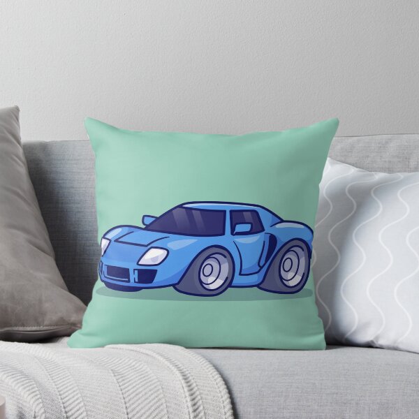Item preview, "Sport Car Cartoon Vector Icon: Flat Illustration of a Speedy Transportation Object" designed and sold by hjian8219.
