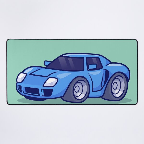 Item preview, "Sport Car Cartoon Vector Icon: Flat Illustration of a Speedy Transportation Object" designed and sold by hjian8219.